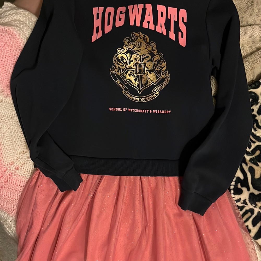 Harry Potter H&M Hogwarts Sweatshirt Dress 8-10